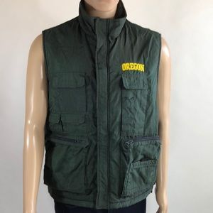 Utility Vest Oregon Ducks Full Zipdown 11 pockets